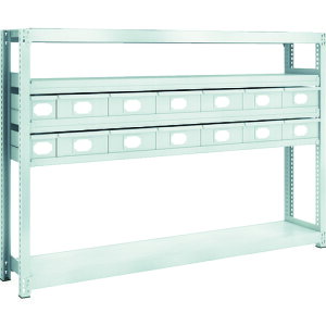 TRUSCO �X�`�[�����y���ʃ{���g���X�I M2�^ �X�`�[�����o�t W1760×D300×H1200 ��×2�E��×12 M2-4635-A2B12 �y856-3259�z