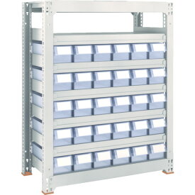 TRUSCO スチールラック M3型中量棚 H1200 樹脂透明引出付 小X65 M3-4657-C65 【856-3278】