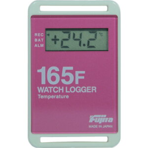 Fujita 表示付温度データロガー(ミニタイプ・R) KT-165F-R 【859-7051】