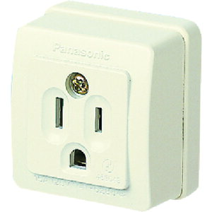 �p�i�\�j�b�N�G���N�g���b�N���[�N�X�� Panasonic �ڒn�p�^�R���Z���g 125V WK3001W �y144-8328�z