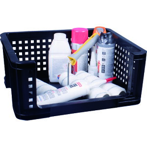 Really Usefull Products�� RUP ���b�V���R���e�i �I�[�v���^�C�v 18L �u���b�N 18OF �y195-6696�z