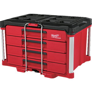 ミルウォーキーツール・ジャパン合同会社 milwaukee 工具箱 PACKOUT 引き出し収納 4段 48-22-8444 【652-7541】