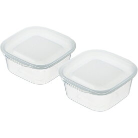 イノマタ化学 inomata 楽ちんパック スクエア270ml 2個組クリアーホワイト 1841-CW 【652-7869】