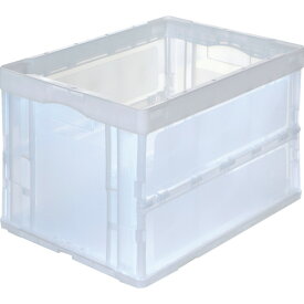 トラスコ中山 TRUSCO オリコン 折りたたみコンテナ50L 透明 CRS50N2-TM 【654-8118】
