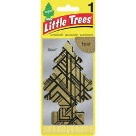カーフレッシュ社 リトルツリーズ LT エアーフレッシュナー 1P − Gold（ゴールド） LT012 【671-4637】
