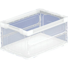 トラスコ中山 TRUSCO まとめ買い オリコン 薄型軽量折りたたみコンテナ40L 透明 10個 TRL-S40TM-10P 【686-4777】