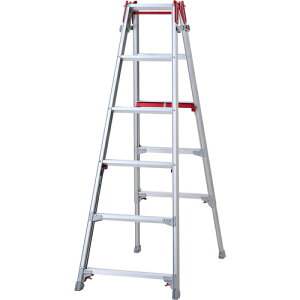 長谷川工業 ハセガワ 階段用脚部伸縮式アルミはしご兼用脚立 RYRE型 6段 RYRE-18A 【701-6215】
