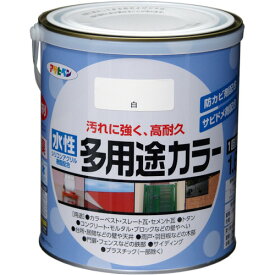 アサヒペン 水性多用途カラー 1．6L オレンジ 461636 【824-8865】