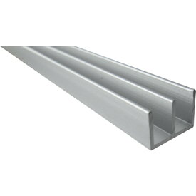 アルインコ住宅機器事業部 アルインコ アルミモールE型レール上 12X8 シルバー 2m FM180SL 【849-5116】