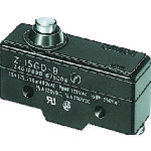 OMRON �}�C�N���X�C�b�` �X�v�����O�Z���{�^���` �˂����ߒ[�q Z-15GD-B �y102-1061�z