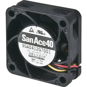 SanAce �����d�̓t�@���i40×15mm DC12V PWM�E�p���X�Z���T�t���j 9GA0412P7G001 �y148-8402�z