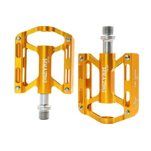 OSC 自転車 クロスバイクペダル 超軽量 アルミ合金 滑り止め クロスバイク MTB フラットペダル 耐久性よい 2個セット
