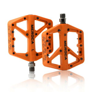 TINGSING 自転車 ペダル ナイロン フラットペダル ロードバイク クロスバイク シールドベアリング 両面滑り止め 16ピン