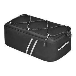 Tuainge 自転車バッグ 大容量 防水 リアキャリアバッグ 反射テープ