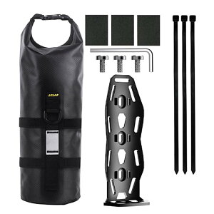 COZENTA 自転車 フレームバッグ ボトルホルダー 防水 大容量 フロントフォーク ロードバイク マウンテンバイク