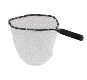 RGM(ROOSTER GEAR MARKET) [X^[ MA }[Pbg Landing Net 400/200 Rubber ނ S ނ ދ 400 SILVER/BLACK