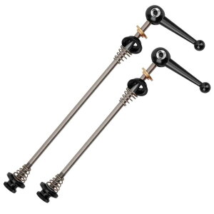 自転車 クイックリリース 串 ホイールブロック ホイールパーツ 超軽量チタン合金 バイク リアディレイラー エクステンション テールハンガー マウンテンバイク ロードバイク(ブラック)