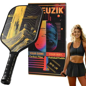 �J�[�{���t�@�C�o�[ �s�b�N���{�[�� �p�h�� Carbon Fiber Pickleball Paddle �R���g���[�����������鍂���\�}�b�g�\�� 16mm �Y�f�@�� �s�b�N���{�[�� ���P�b�g �l�̍H�w�Ɋ�Â��f�U�C�� ����