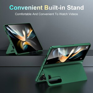 �X�}�z�P�[�X Samsung Galaxy Z Fold 7/Fold 6/Fold 5/Fold 4/Fold 3 �Ռ��z�� ���C�X�^���h�t�� ���^ PC �ϏՌ� �w��h�~ �u���b�N �O���[�� �p�[�v�� �s���N