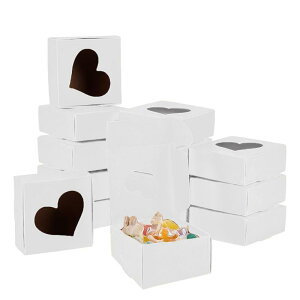 LKCCTK �P�[�L�{�b�N�X �����M�t�g�{�b�N�X �n�[�g�^ 10*10*6.5cm 10�Z�b�g �܂��݃{�b�N�X ���� �L�����f�B�[ ���َq �������� �x�[�J���[�p�̕ ��̓� �o�����^�C�� �N���X�}�X �a����