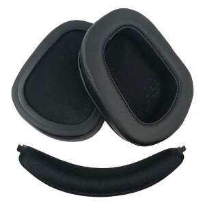 �C���[�p�b�h for Logicool (���W�N�[��) G933 G633 �w�b�h�Z�b�g�ɑΉ� �����p�w�b�h�z���p�b�h�C���[�N�b�V�����������[�t�H�[��(�u���b�N)