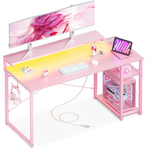 AODK Q[~OfXN p\RfXN bNRZgt 100/120cm  pcfXN Q[fXN gaming desk j^[LEDt Q[~Oe[u EւΉ J[{