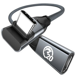 �^�C�vc �����P�[�u�� 0.3M USB C�����P�[�u�� 240W 90�xUSBC�I�X-USBC���X USB 3.2 Gen2 20Gbps�����f�[�^�]�� �}���[�d PD typec�R�[�h 4K�Ή� �f���o�� iPhone 16 15�AMacBook�Ai