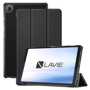 LAVIE Tab T8 (T0855/KAS, TAB08/H05) �p �P�[�X 2025�N���� �p�x���� �O�܂�I�[�g�E�F�C�N/�X���[�v�@�\ �J�o�[ �X�^���h ���^ �y�� �C�菝�h�~ �S�ʕی�^ �X�^���h�@�\�t�� �n�[�h�J�o�[ N