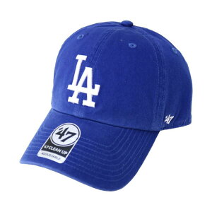 【B-RGW12GWS-RY】DODGERS HOME 47 CLEAN UP ROYAL フォーティーセブンブランド 47BRAND ベースボール ボールキャップ CAP 帽子 MLB LA ドジャース 正規品
