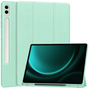 Galaxy Tab S9 Plus/S9 FE Plus�K�p�P�[�X�J�o�[ �蒠�^ ���^ SM-X610 X616�^�u���b�g�p����PU ���U�[�P�[�X �O�܂� �}�O�l�b�g�J�� Samsung Samsung Galaxy Tab S10 Plus 12