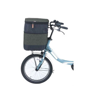 自転車 かご カバー かごカバー カゴカバー バスケットカバー カゴ バスケット 2段式 前カゴ 前かご フロントバスケットカバー 厚手 丈夫 川住製作所 kawasumi KW-555NV デニム柄 ネイビー サイク