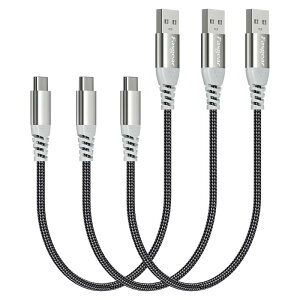 usb type-c �P�[�u�� 30cm - 3�{�Z�b�g�����[�d�Ή� USB A to Type C �P�[�u�� �i�C�����҂ݍ���Galaxy S21 Ultra / S20 Plus / S10 / Note 9 / A10e / A51 / PS5�R