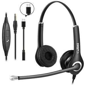 �w�b�h�Z�b�g3.5mm�ڑ� ���� �m�C�Y�L�����Z�����O�}�C�N�t���g�ѓd�b�p�w�b�h�z�� PC�p�w�b�h�Z�b�g 3.5mm�L���w�b�h�z�� USB-C�ڑ� �L�� ���M����/�I�b ���ʒ���iPhone�AAndroid�AiPad�A�R��