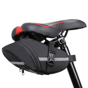 Coollooda 自転車サドルバッグ ロードバイクバッグ【防水・大容量・超軽量122g】自転車バッグ 3Dシェル ベルクロベルト式 ナイロンロック 反射付き しっかりと固定 簡単装着 小物入れ用 アウ