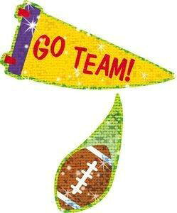 �g�����h ���ق��уV�[�� �L���L�� �X�|�[�c �� 34�� Trend Sparkle Stickers Large School Spirit T-63335