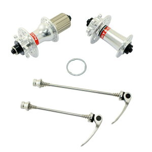 NOVATEC D791SB + D792SB MTB 32 Hole Disc Hubs w/Skewers,1 Pair, Silver, NA2356