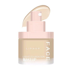 LIPHOP TOP �p�E�_�[�t�@���f�[�V���� �E�H�[�^�[�v���[�t �y�� �ь��J�o�[ �ێ� �}�X�N�t���h�~ 3�F�W�J