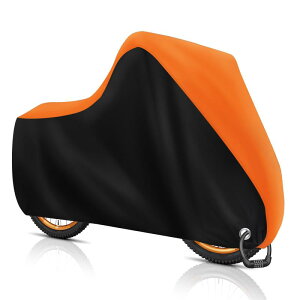 自転車カバー 210D 防水 Ymitoo 厚手 サイクルカバー 破れにくい UVカット 二重縫製 撥水加工 防風 防塵 盗難防止 収納袋付き 29インチまで対応 コンパクト収納袋付き