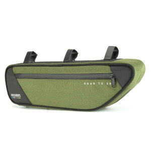 ROCKBROS-ROAD TO SKY フレームバッグ 自転車 バッグ サイクルバッグ Fitgoシステム搭載 容量約2L 日常防水 耐摩耗性 軽量 反射材付き 小物入れ 取り付け簡単 サイクリング ロードバイク クロスバイ