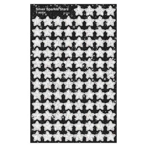 �g�����h ���ق��уV�[�� �L���L�� �� �V���o�[ 400�� Trend superShapes Stickers Silver Sparkle Stars T-46404