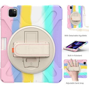 iPad �P�[�X �V���R�� �S�ʕی� �ϏՌ� �X�^���h �V�����_�[�X�g���b�v iPad Air4 Air5 109�C���` iPad Pro11 iPad Pro129 �C���` �k���� �����h�~3