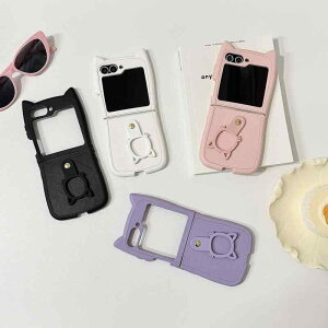 �X�}�z�P�[�X ���f�B�[�X �L�� ���킢�� ���U�[ Galaxy Z Flip7/3/4 �P�[�X �؍� �w�����O�t�� �O�� 5���� �g�уJ�o�[ �ϏՌ� �s���N �z���C�g �p�[�v�� �u���b�N