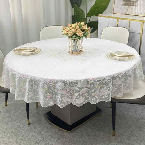 �e�[�u���N���X �~�` ���� ���� �ϔM PVC ���[�X �ԕ� ���[���s�A�� �H��J�o�[ ���a180cm �ԕ� ������ �S�ԑ�?
