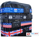TSAロック付きスーツケースベルト アメリカンデザイン かっこよく、目立つデザインで、自分のスーツケースの目印にも最適です！