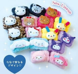 サンリオキャラクターズ 吸水リストバンドVer2 両手用2個セット 洗顔 家事洗い物 水濡れ防止 袖濡れ防止 マイクロファイバー 吸水バンド