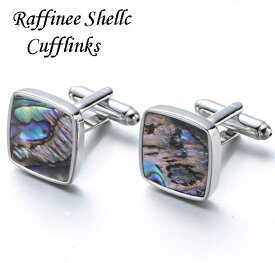 Raffinee Shellcカフスボタン ラフィネ天然貝カフスリンクス　カフリンクス
