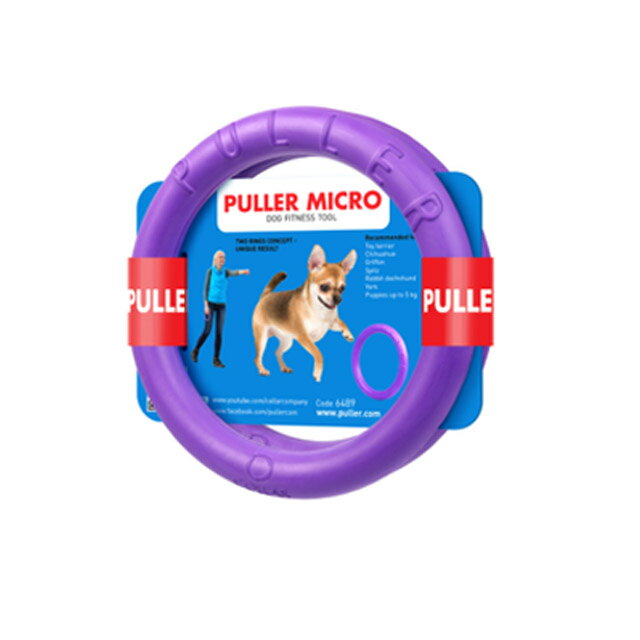 PULLER MICRO　プラーマイクロ・極小サイズ☆プラーはドーナッツ型のドッグトレーニング玩具★犬のおもちゃMP1Y2U