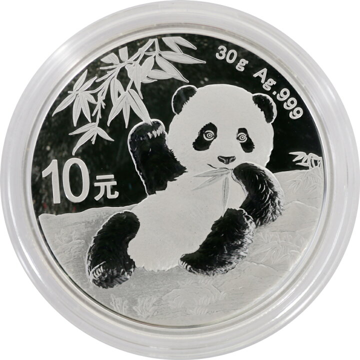 楽天市場】中国 パンダ純銀1オンス10元銀貨 2020年 30g 径40mm  