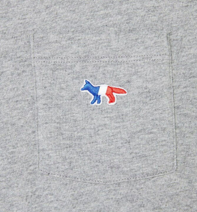 楽天市場 メゾンキツネ Maison Kitsune レディース Tシャツ Tricolor Fox Patch トリコロール フォックス刺繍 ホワイト ネイビー ブラック グレー あす楽対応 関東 ブランドshop オレンジクッキー