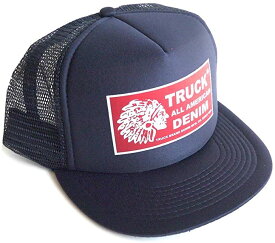 トラックブランド（Truck Brand）インディアン柄メッシュキャップ/ネイビー【あす楽対応_関東】